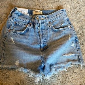 Agolde Jaden high rise short in swapmeet